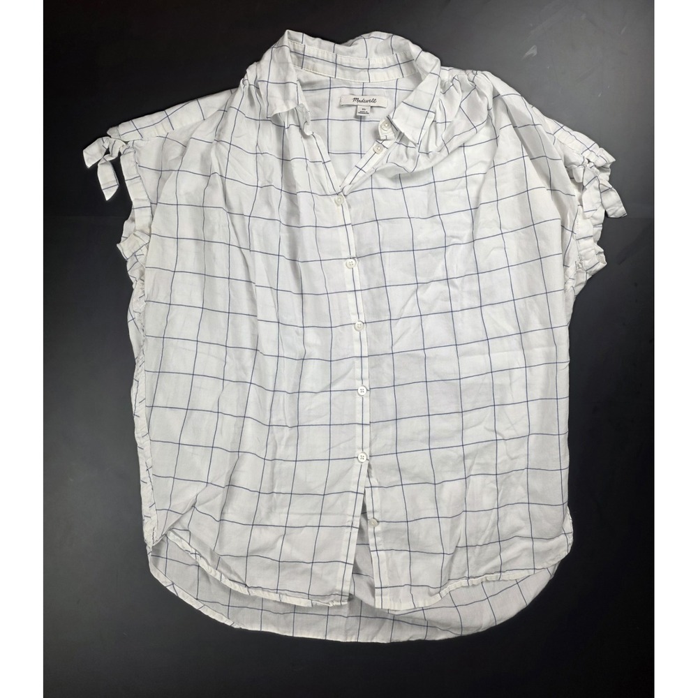 Madewell Central Tie-Sleeve Shirt Women's Size XS